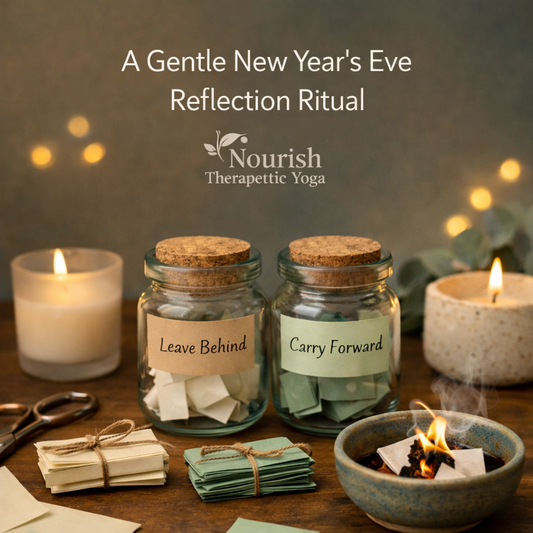 A gentle New Years Eve reflection ritual
